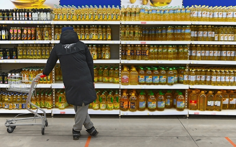 В России снизилось производство подсолнечного масла