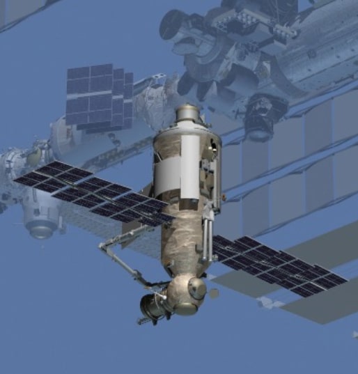 Журналистам показали российский лабораторный модуль «Наука» для МКС