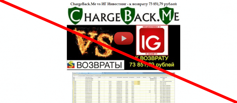ChargeBack отзывы и обзор о РАЗВОДЕ!!!