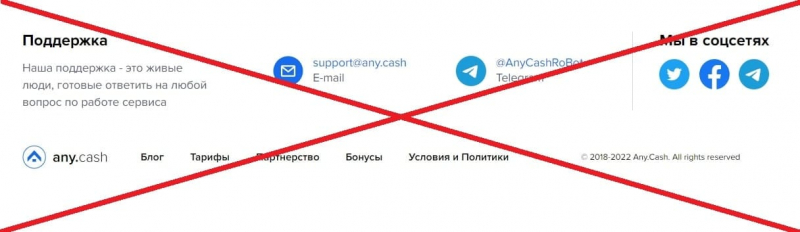 Any.Cash — отзывы и проверка. Развод! - Seoseed.ru